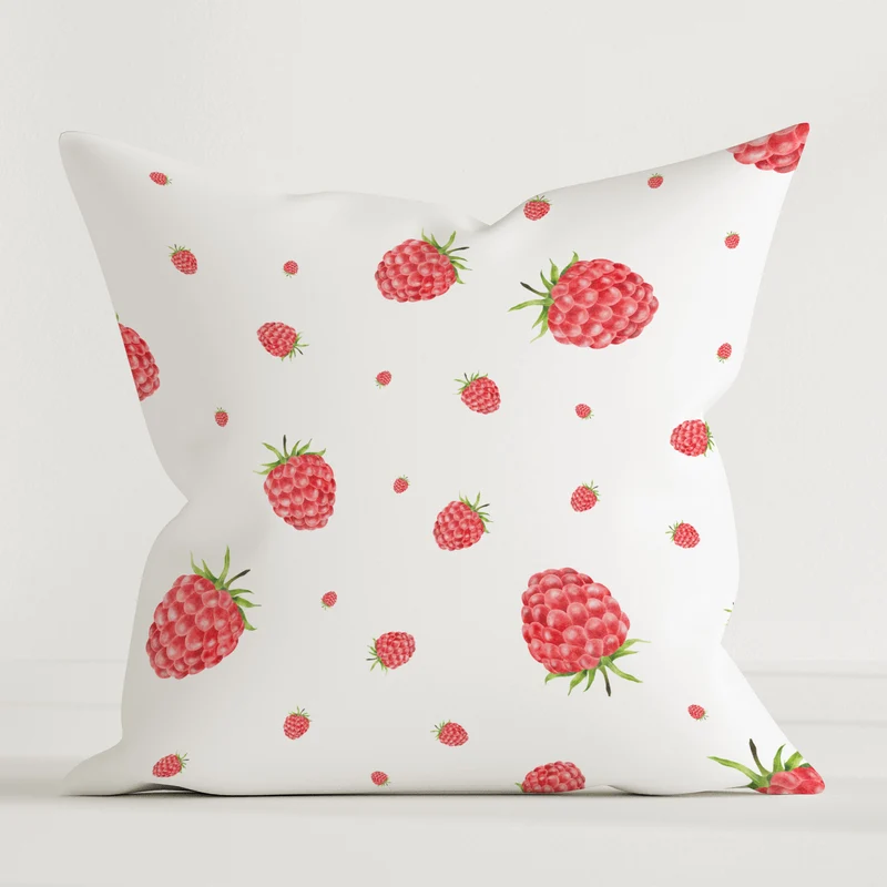 "Himbeeren" Premium Dekokissen