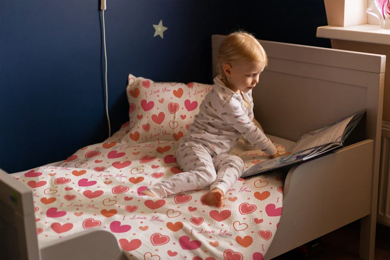 "I love you" Premium Kinderbettwäsche