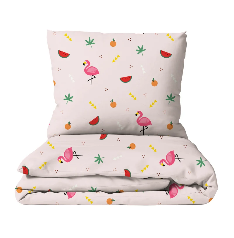 "Flamingo" Premium Kinderbettwäsche