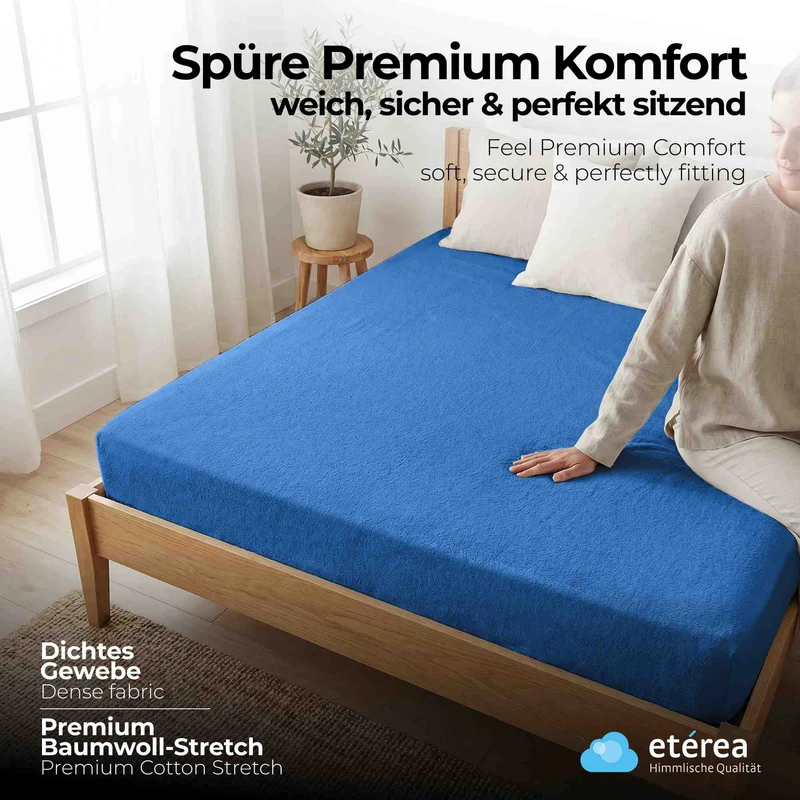 etérea Frottee Spannbettlaken