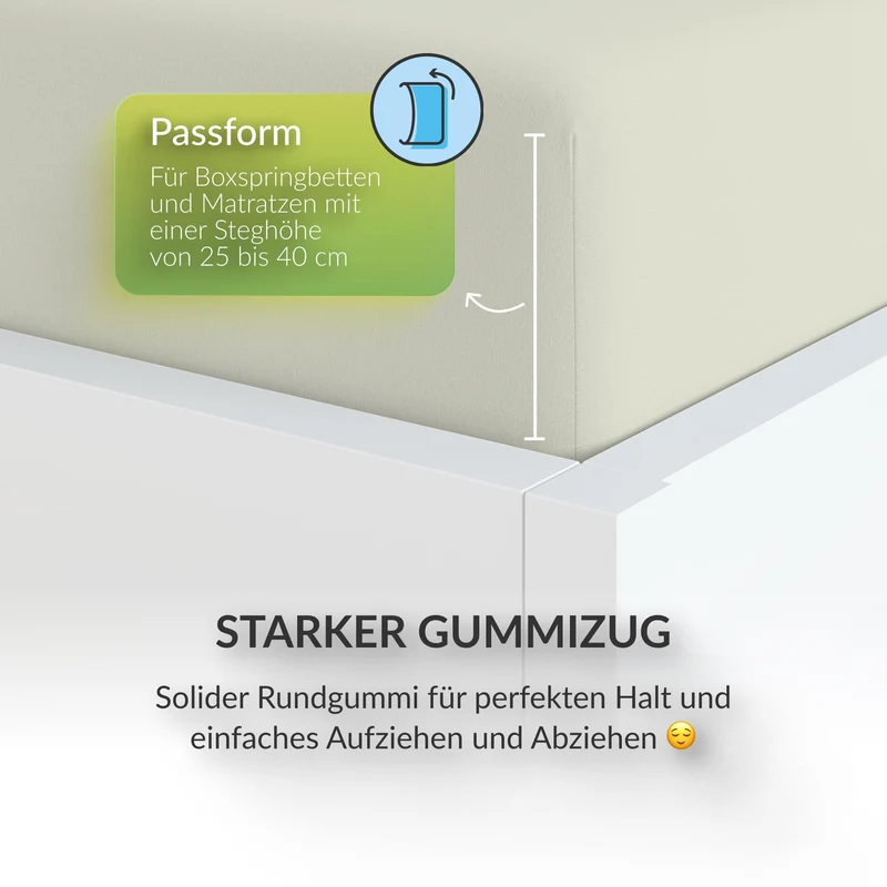 etérea Wasserbett Spannbettlaken