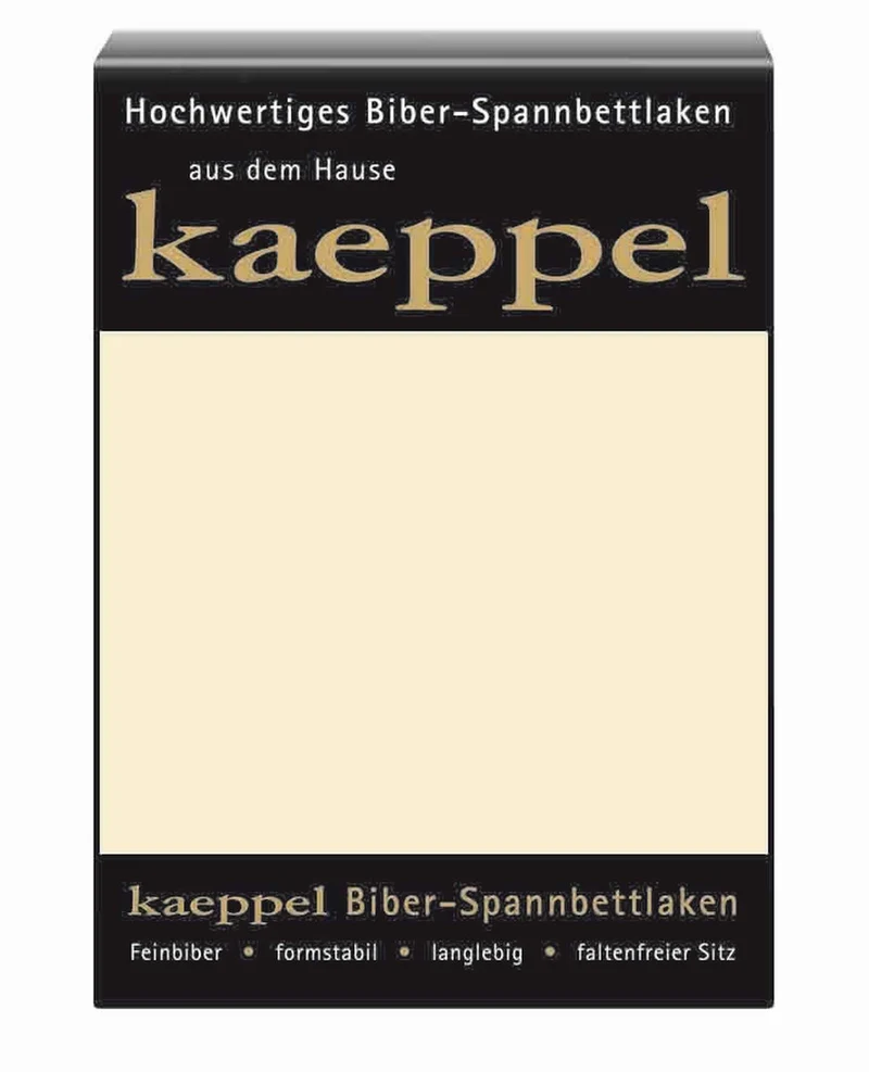 Kaeppel Biber Spannbettlaken