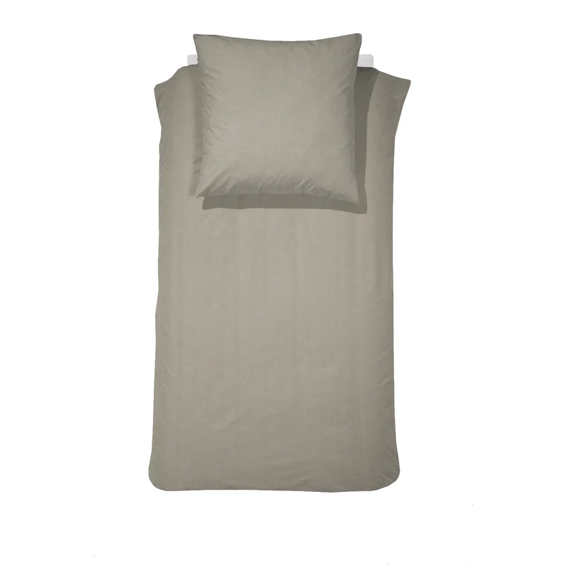 damai Bio Satin Bettwäsche Silt mit Struktur Optik 135x200 cm + 80x80 cm