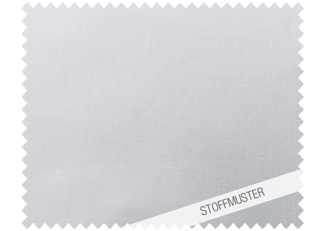 Stoffmuster zu Bettwäsche Halbleinen Weiß