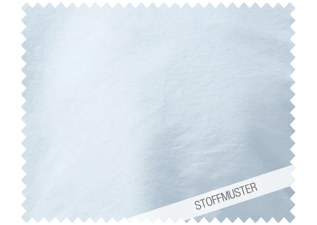 Stoffmuster zu Bettwäsche Arctic hellblau Gewaschene Baumwolle