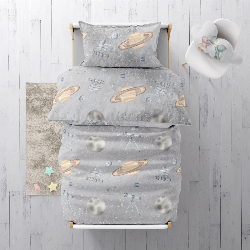 "Galaxie" Premium Kinderbettwäsche