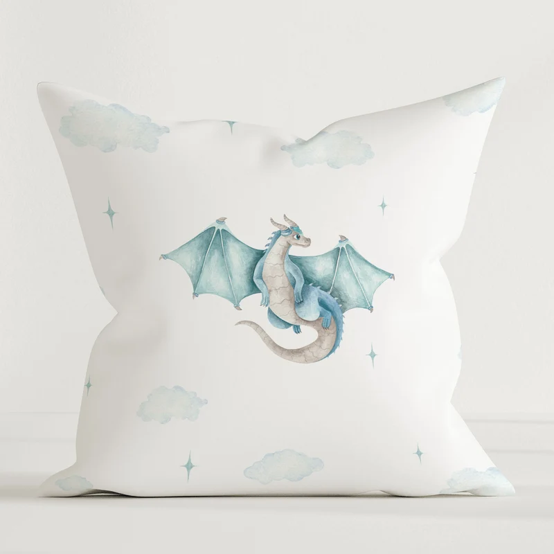 “Drachen” Premium Kinder Dekokissen