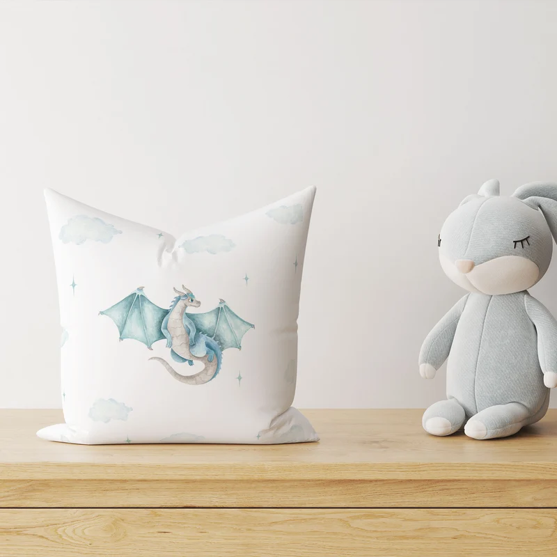 “Drachen” Premium Kinder Dekokissen