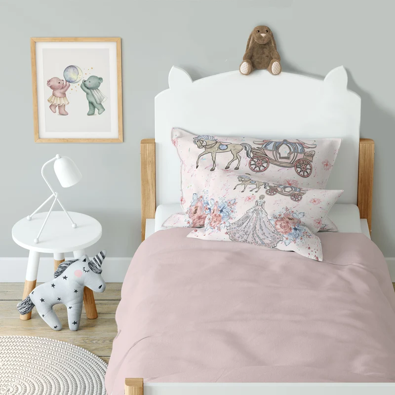 “Blumenprinzessin” Premium Kinderbettwäsche