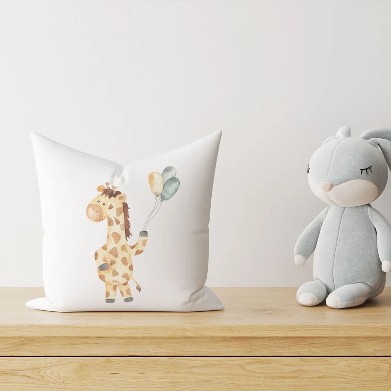 "Giraffe" Premium Kinder Dekokissen