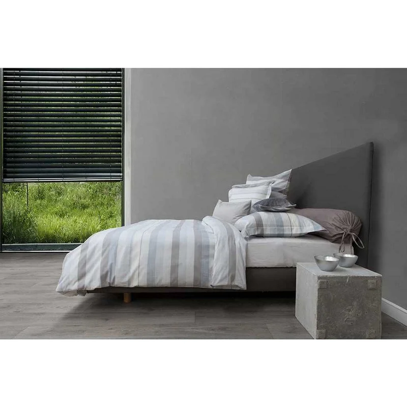 HnL Baumwolle Bettwäsche Skipper Blau 135x200 cm + 80x80 cm