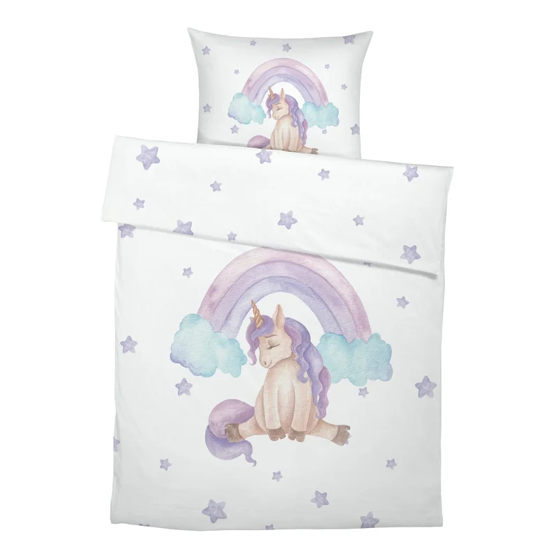 “Mein liebes Einhorn” Premium Kinderbettwäsche