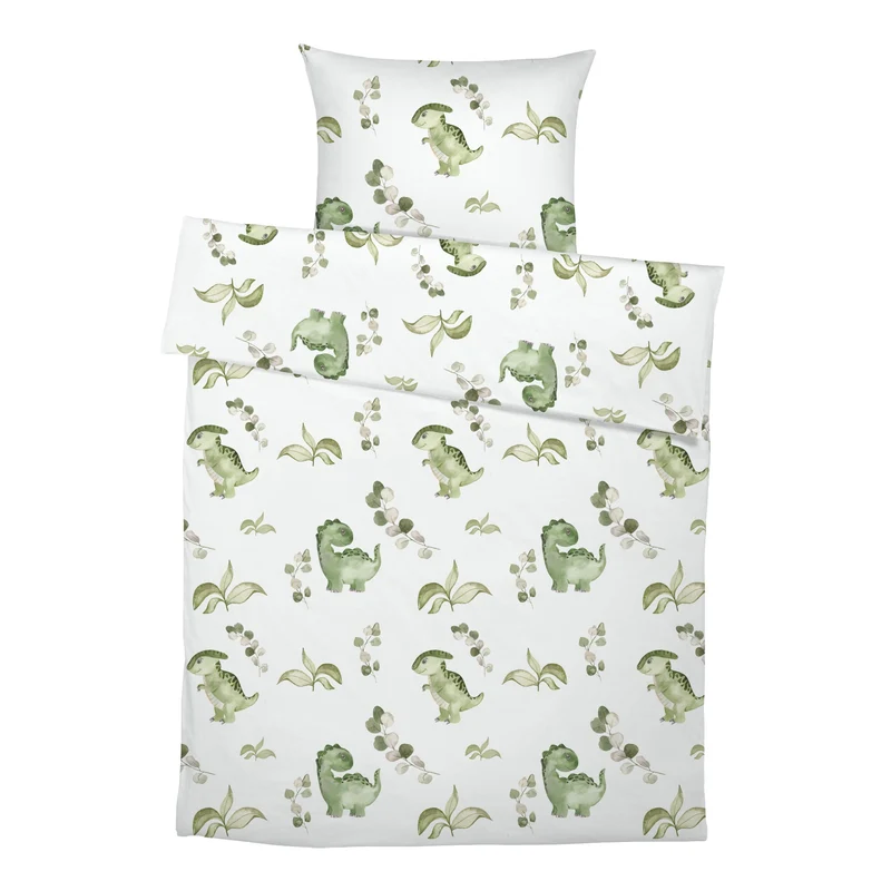 “Eukalyptus Dinos” Premium Kinderbettwäsche