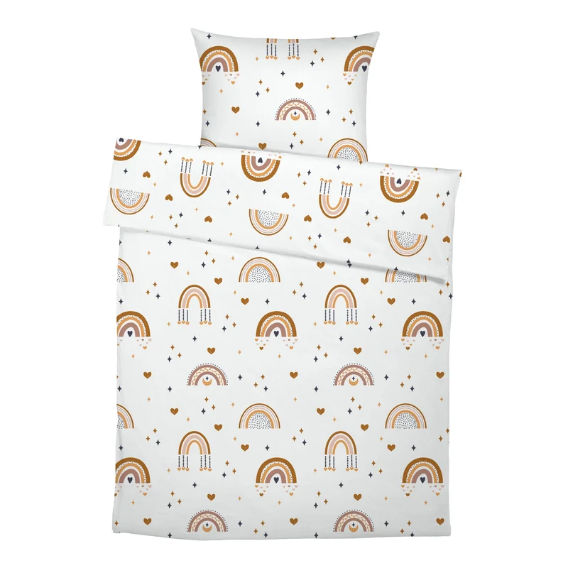 “Boho Rainbow" Premium Kinderbettwäsche