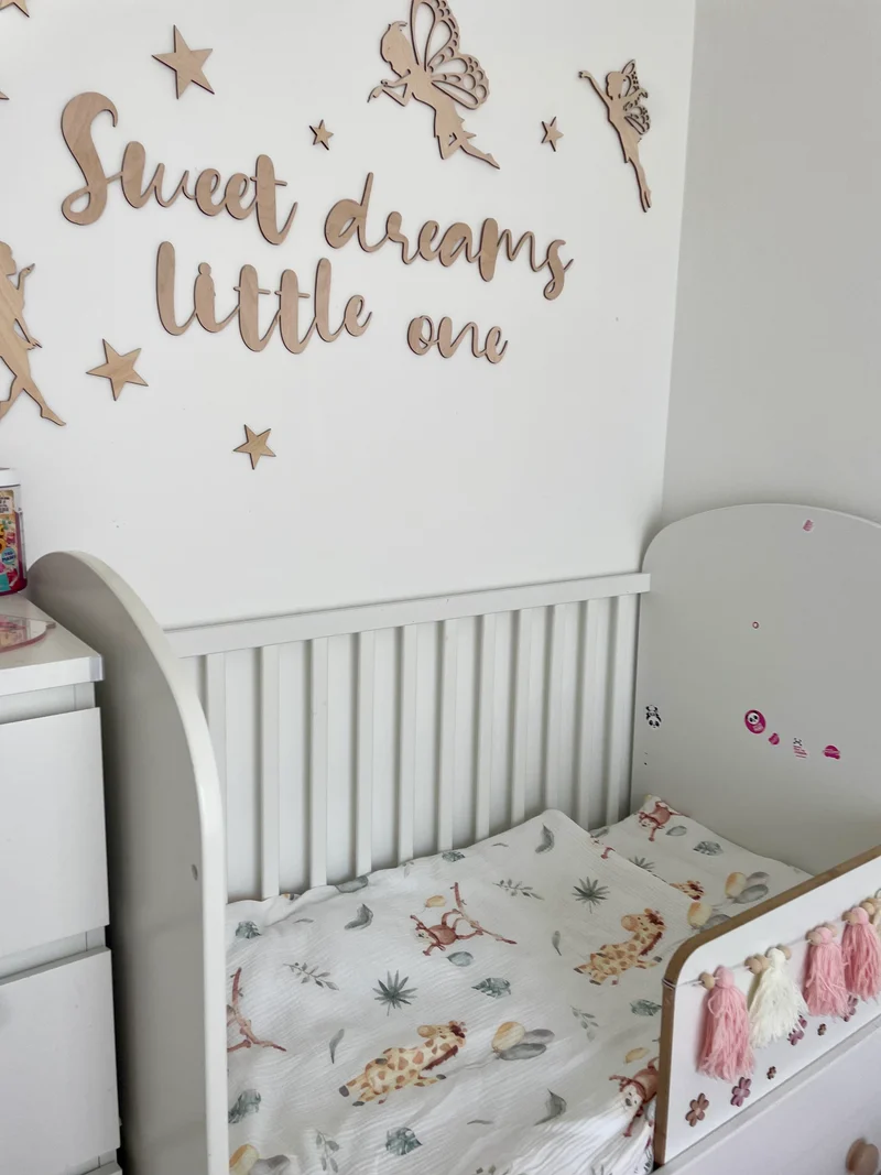“Affe und Giraffe” Premium Kinderbettwäsche