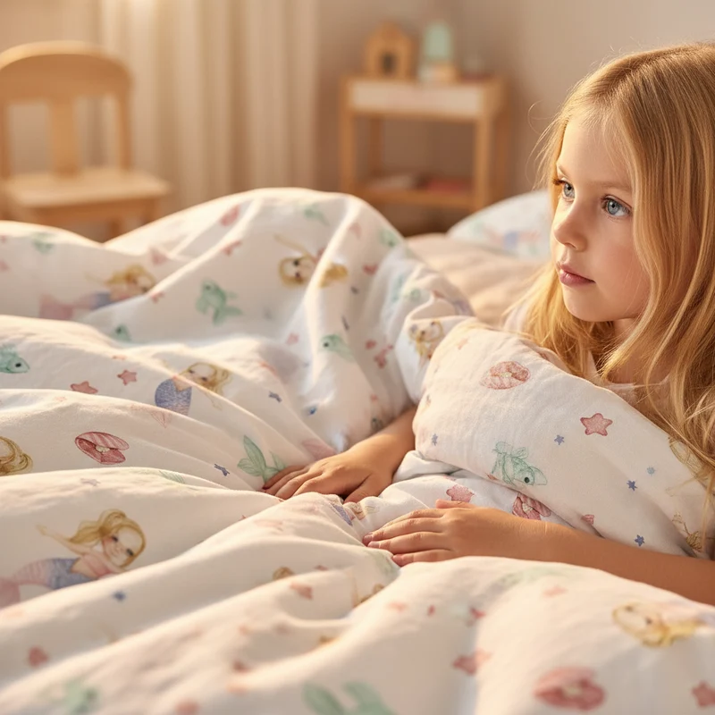 “Meerjungfrauen” Premium Kinderbettwäsche