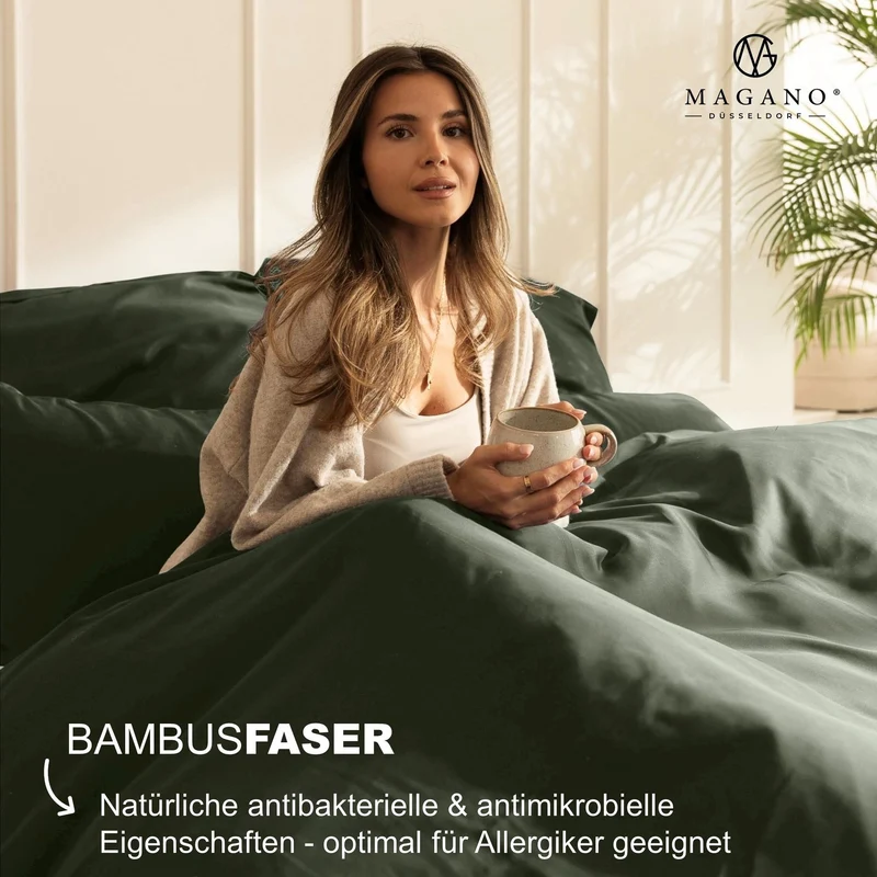 Luxus Wendebettwäsche | Streifendesign | Bambus & Baumwolle