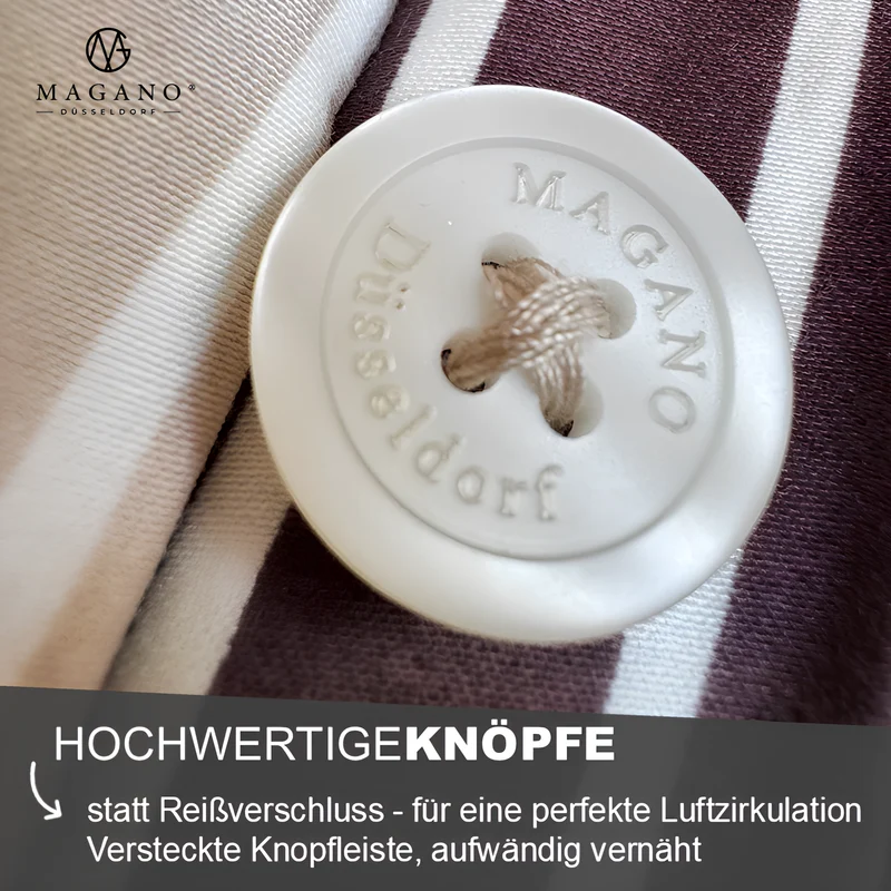 Luxus Wendebettwäsche | Streifendesign | Bambus & Baumwolle