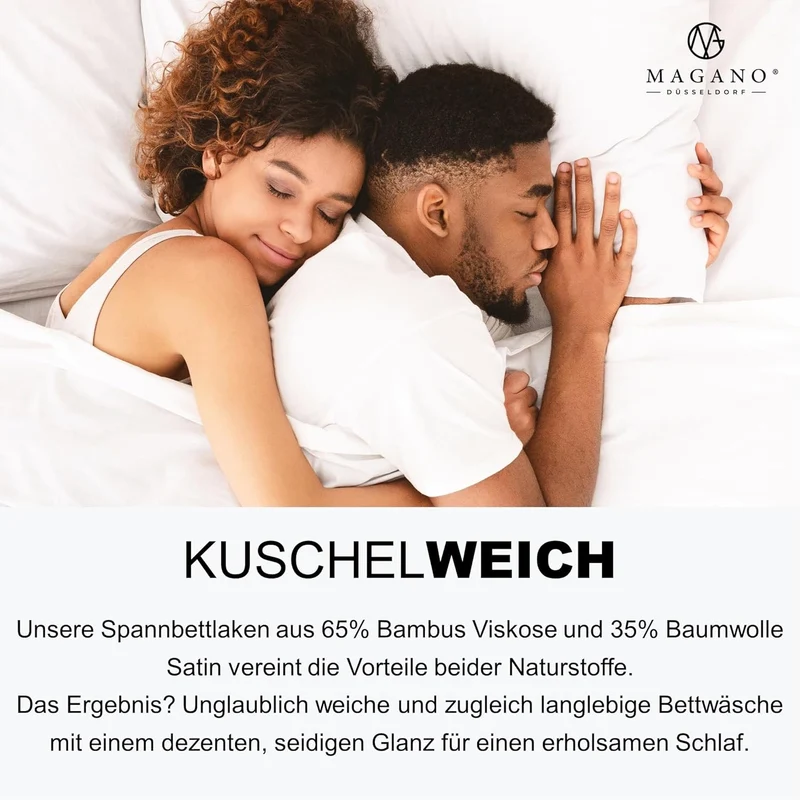 Luxus Spannbettlaken | Bambus & Baumwolle