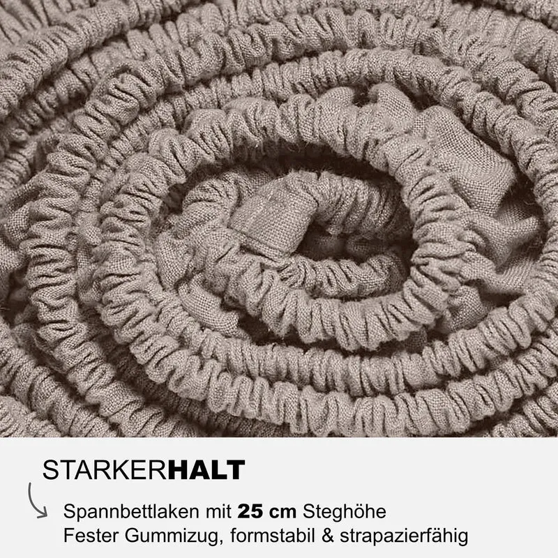 Luxus Spannbettlaken | Bambus & Baumwolle