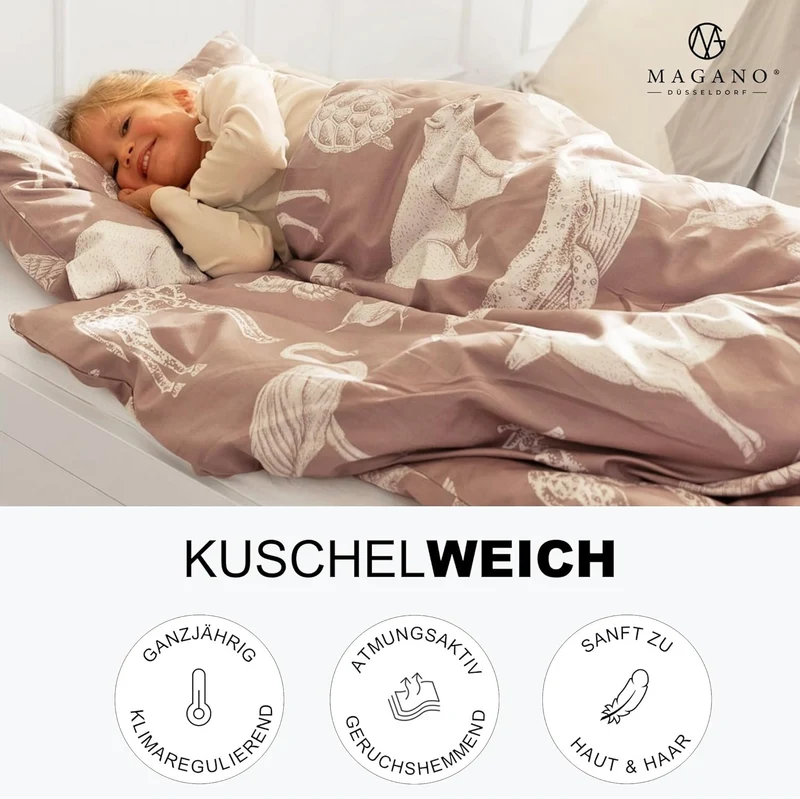 Luxus Kinderbettwäsche | Bambus & Baumwolle