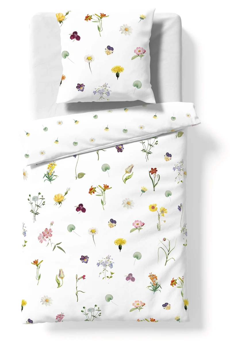 Sommerwiese - Satin-Bettwäsche