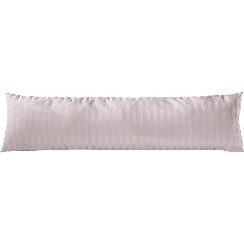 Mako Satin Kissenbezug Damast Streifen - Pure Label - Anthrazit - 40x40cm