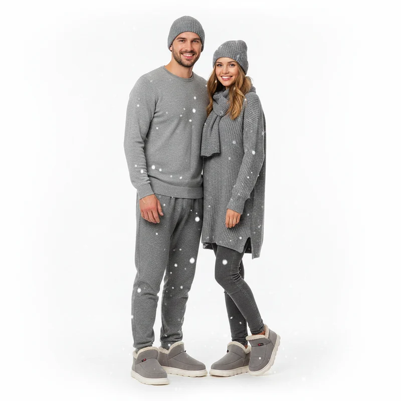 Bebealy Winter-Herrenhausschuhe – Gemütliche und stylische Hausschuhe für drinnen und draußen