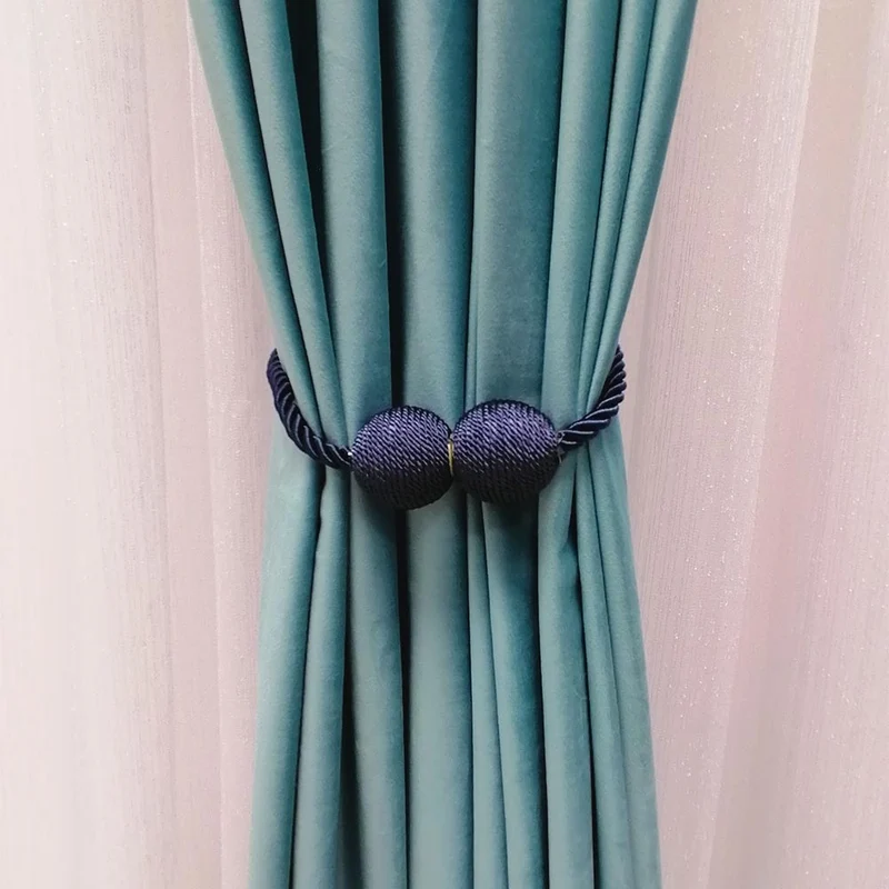 SET (2 St.) Raffhalter mit Magnet für Gardinen