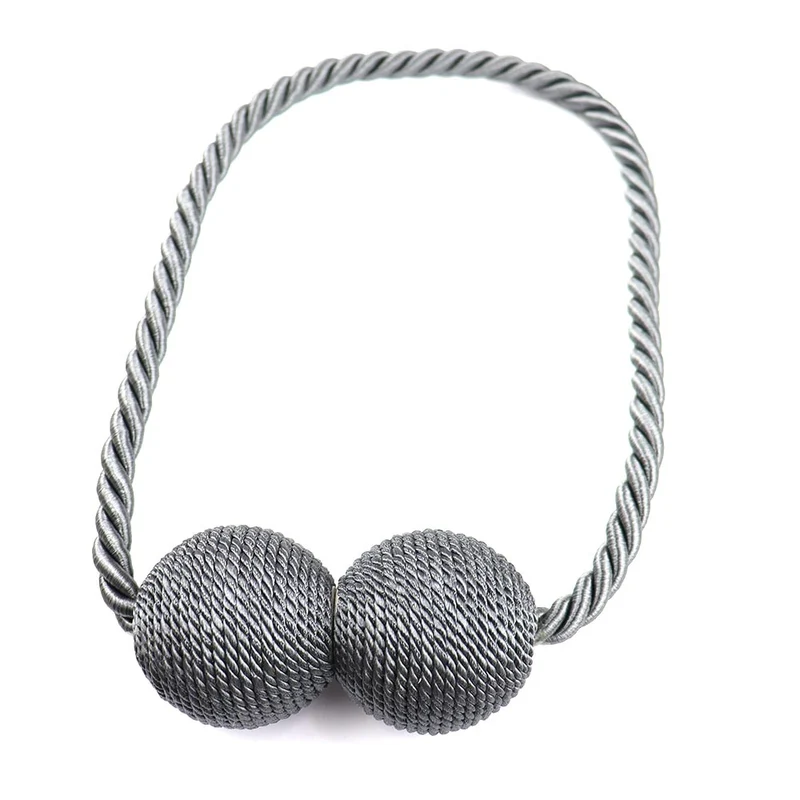 SET (2 St.) Raffhalter mit Magnet für Gardinen