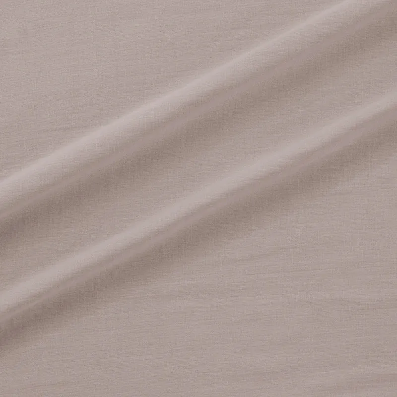 100% Baumwolle Unifabre Musselin Bettwäsche - Taupe