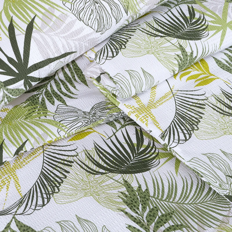 100% Baumwolle Seersucker Bettwäsche - Tropical