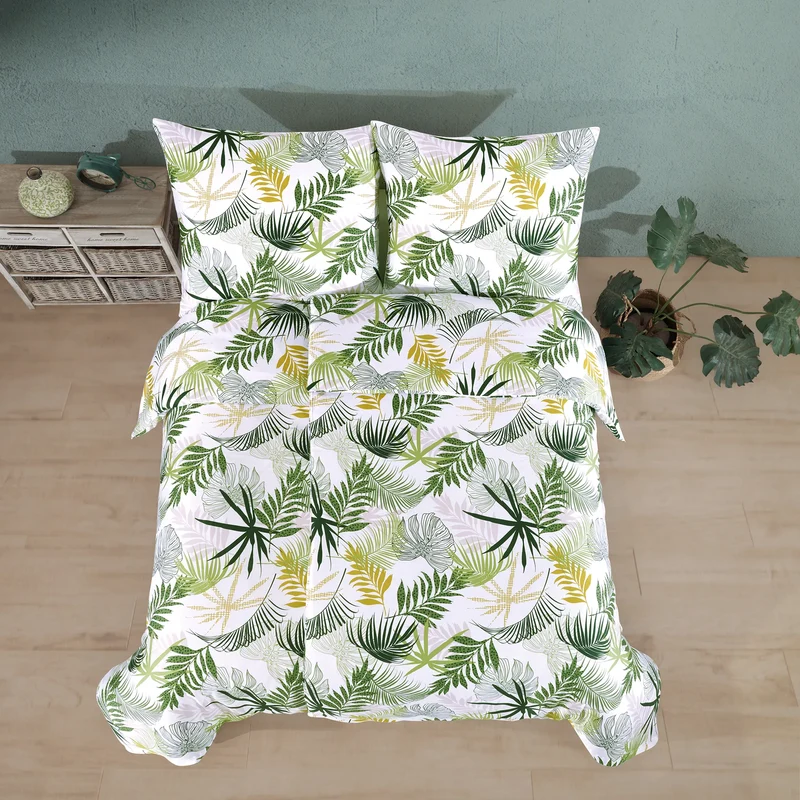 100% Baumwolle Satin Bettwäsche - Tropical