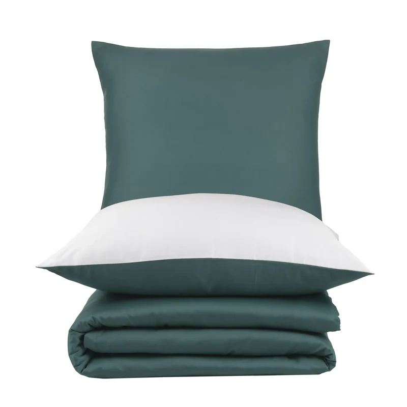 100% Baumwolle A-B Satin Bettwäsche - Ocean