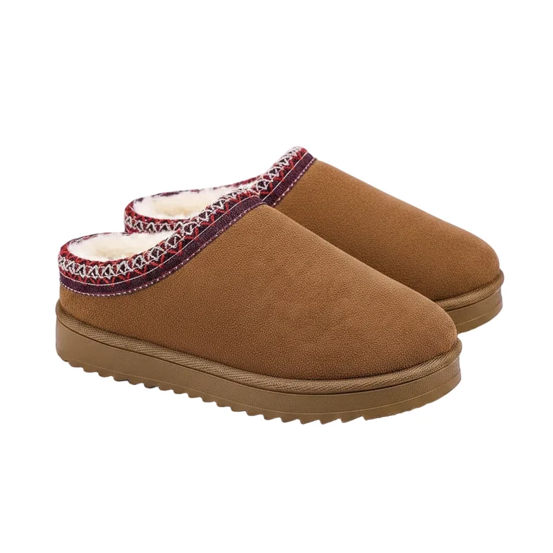 Gemütliche und schicke gewebte Schneestiefel für Damen für winterlichen Komfort