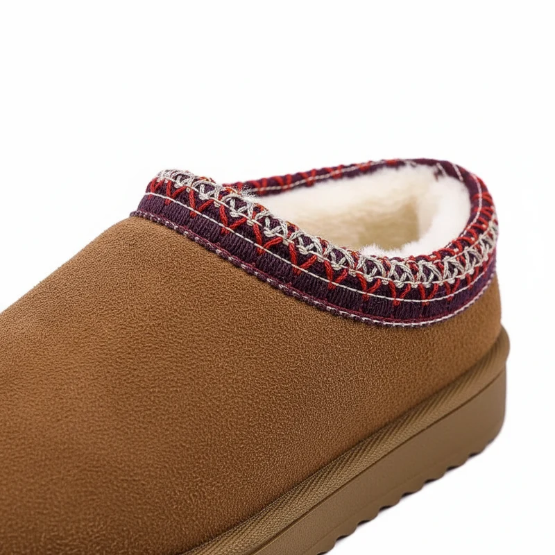 Gemütliche und schicke gewebte Schneestiefel für Damen für winterlichen Komfort