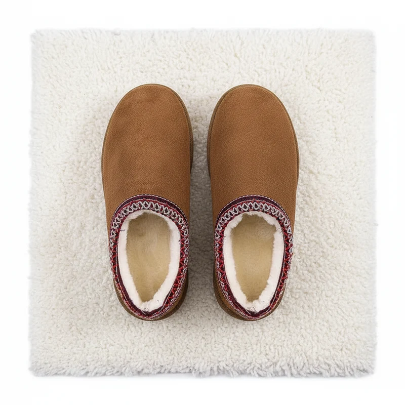 Gemütliche und schicke gewebte Schneestiefel für Damen für winterlichen Komfort