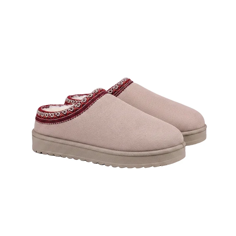 Gemütliche und schicke gewebte Schneestiefel für Damen für winterlichen Komfort