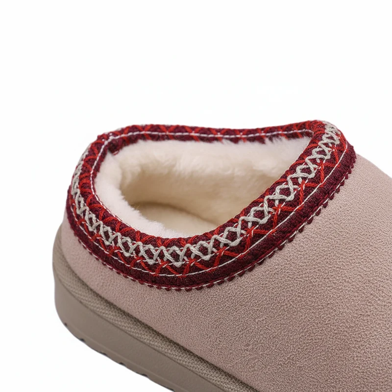 Gemütliche und schicke gewebte Schneestiefel für Damen für winterlichen Komfort