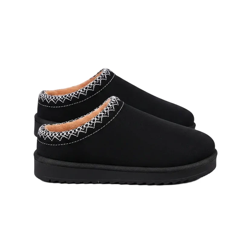 Gemütliche und schicke gewebte Schneestiefel für Damen für winterlichen Komfort