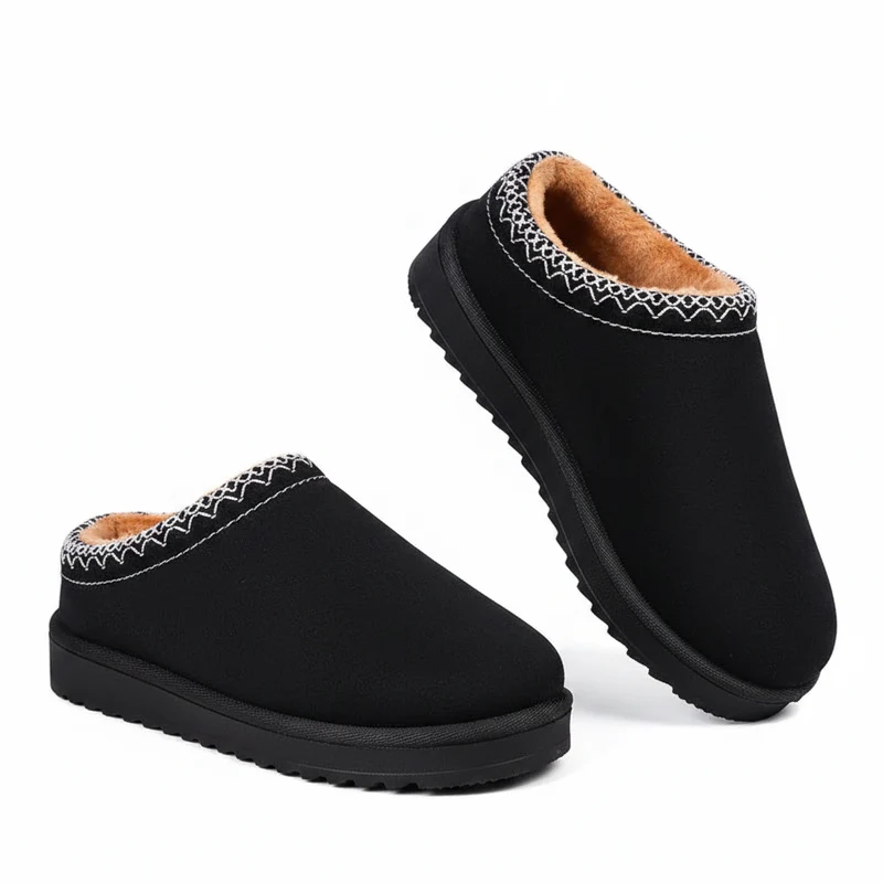 Gemütliche und schicke gewebte Schneestiefel für Damen für winterlichen Komfort