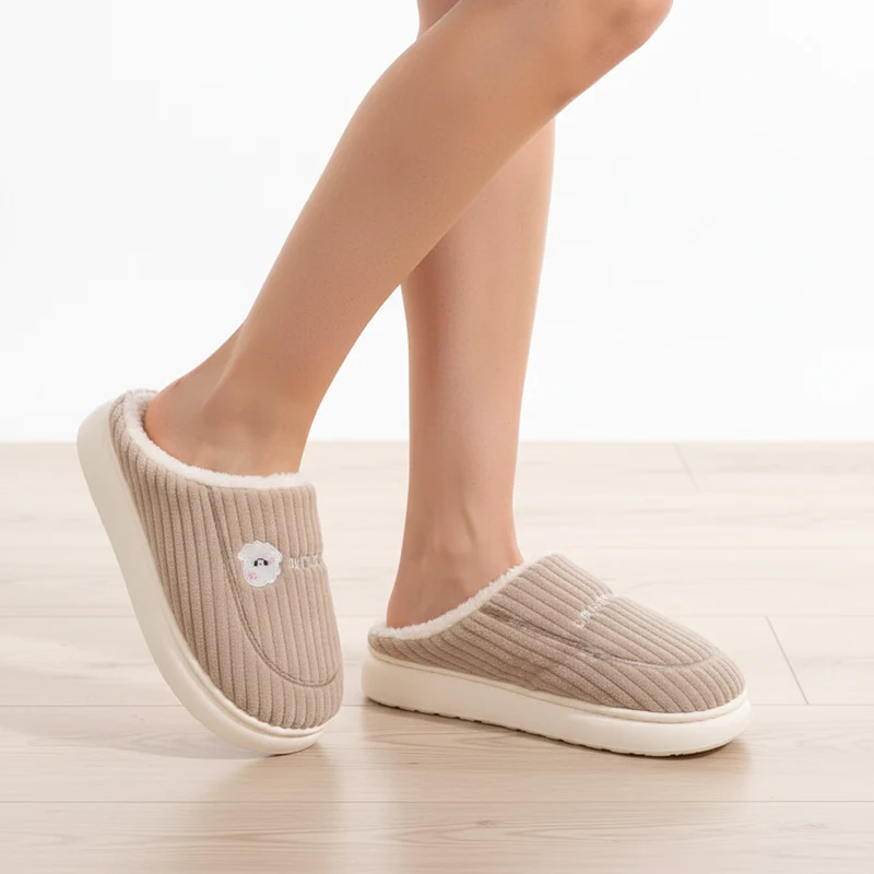 Warme Baumwollpantoffeln für Damen – Gemütlicher Komfort für drinnen in diesem Winter