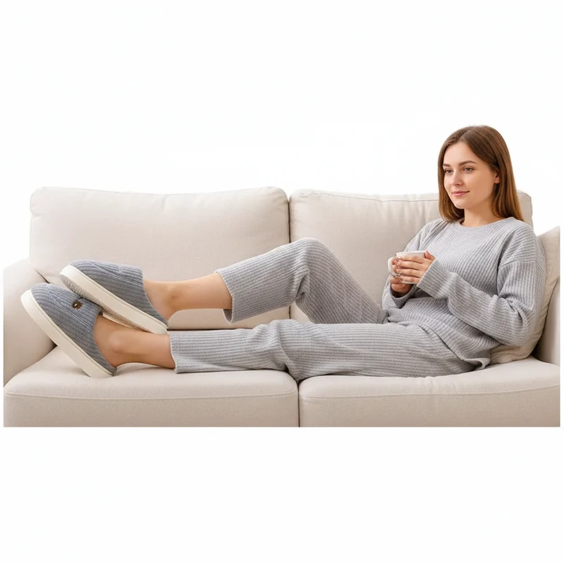 Warme Baumwollpantoffeln für Damen – Gemütlicher Komfort für drinnen in diesem Winter