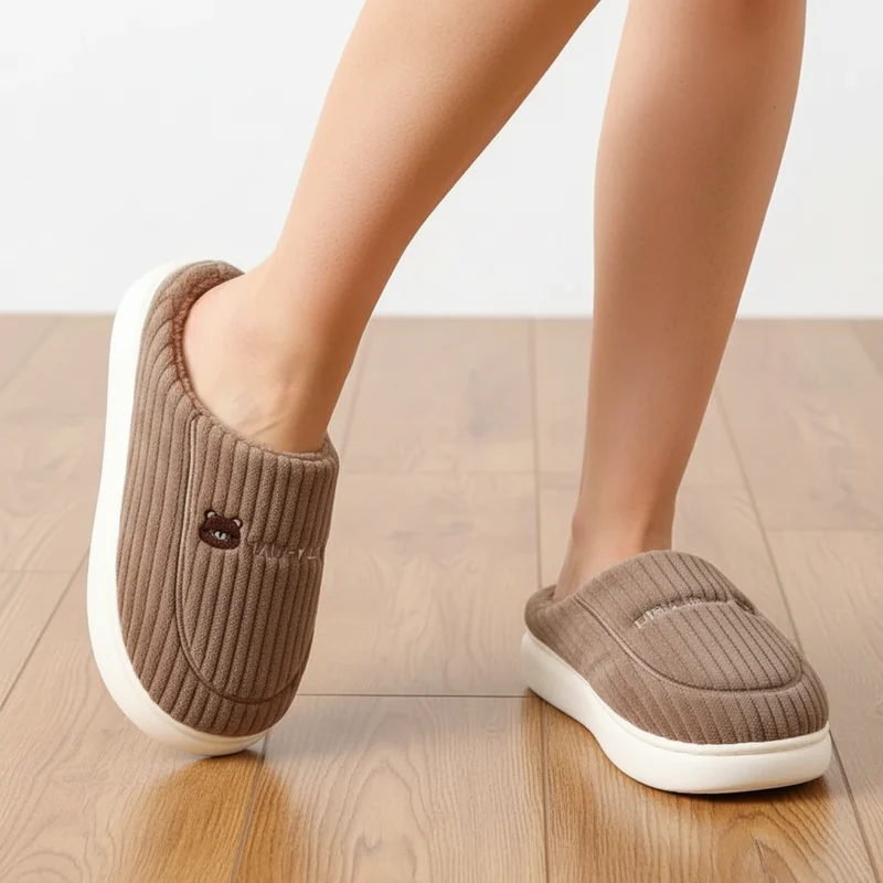 Warme Baumwollpantoffeln für Damen – Gemütlicher Komfort für drinnen in diesem Winter