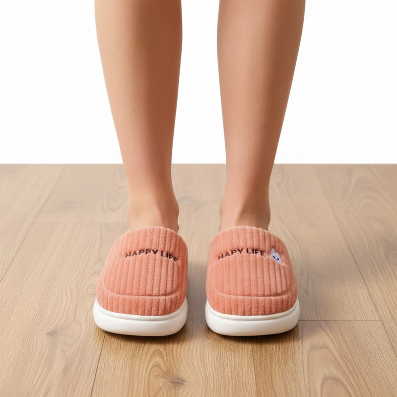 Warme Baumwollpantoffeln für Damen – Gemütlicher Komfort für drinnen in diesem Winter