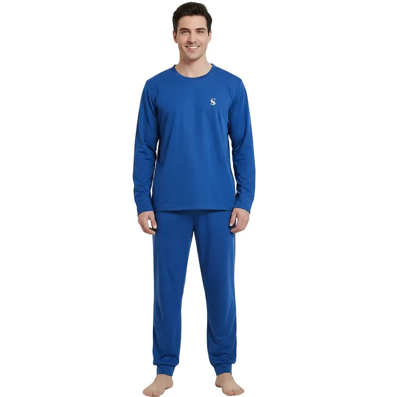 Hochwertiges Loungewear-Set für Herren aus gebürstetem Stoff – für mehr Komfort
