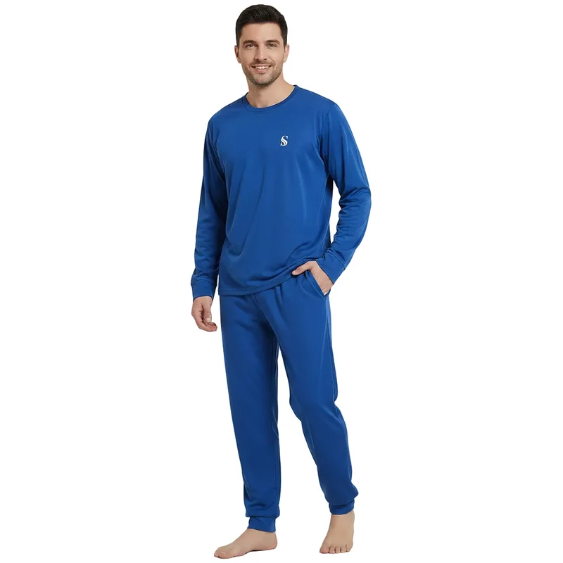 Hochwertiges Loungewear-Set für Herren aus gebürstetem Stoff – für mehr Komfort