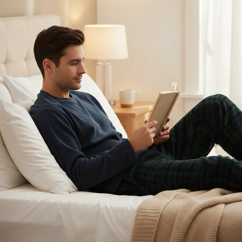 Grüne Fleece-Pyjama-Sets mit langen Ärmeln für ultimativen Komfort und Stil