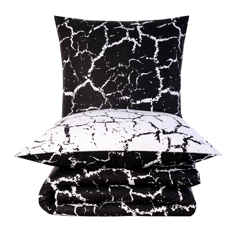 100% Baumwolle Renforcé Bettwäsche - Mercer Black