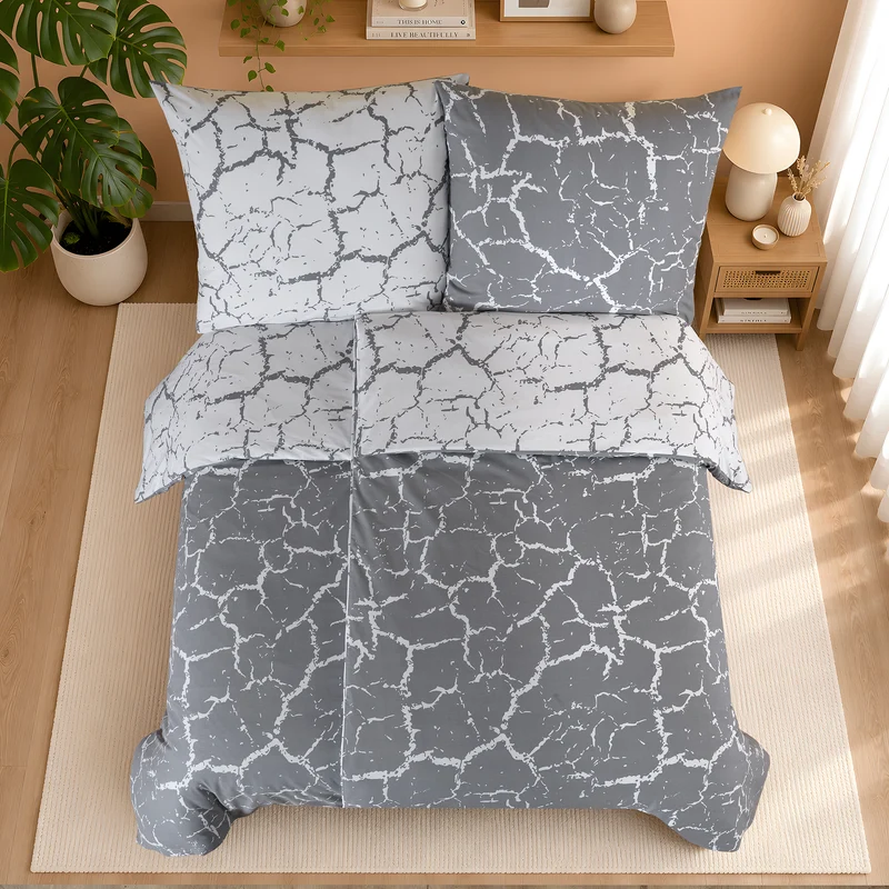100% Baumwolle Renforcé Bettwäsche - Mercer Grey